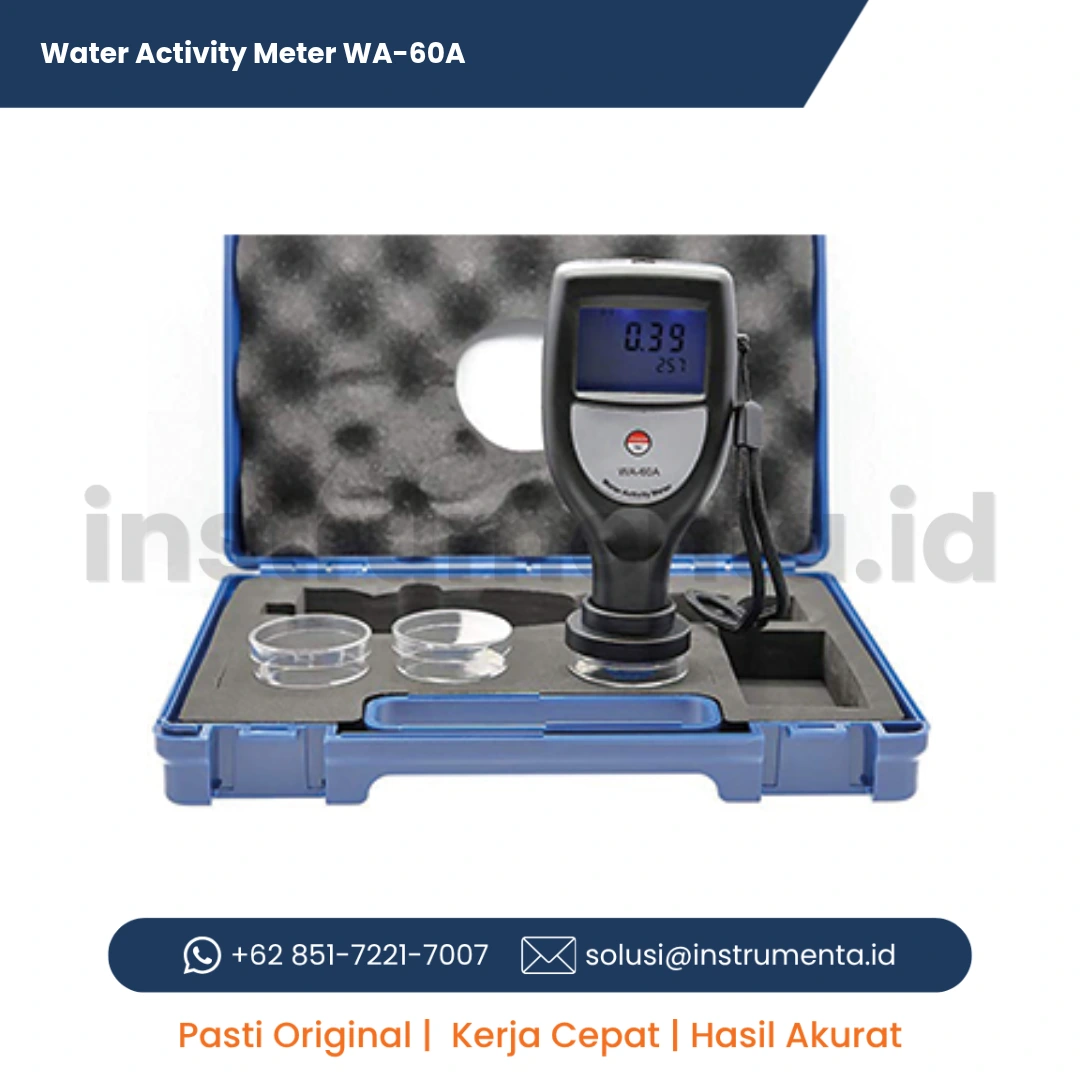 Authorized Distributor Water Activity Meter WA-60A Alat Ukur Aktivitas Air Digital Portabel untuk Keamanan Pangan